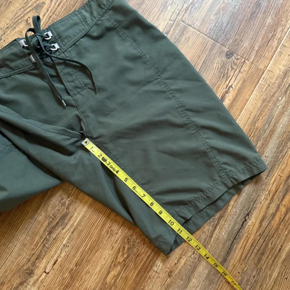 Immersion Research Board Shorts Mens 33 Green Ripstop Kayak Paddle Swim Kayak